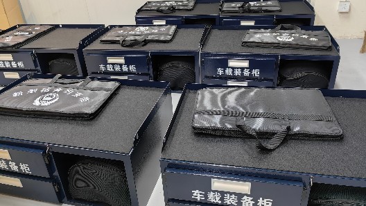 從需求到交付，一站式解決方案｜我司成功完成某公安局50套車載裝備柜定制項目